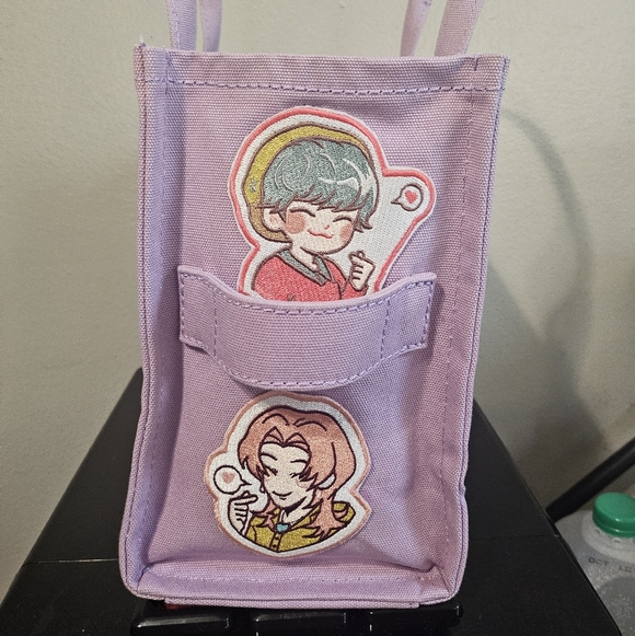 New Marc Jacobs Customized Kpop Huntrex/Saja Boy/Demon Hunter Tote Bag w/Dust Bg - Picture 4 of 7